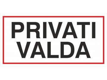 Informacinė lentelė PRIVATI VALDA (2)