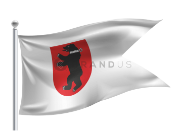 Žemaitijos istorinė vėliava (meška be antkaklio)