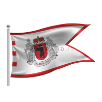 Žemaitijos vėliava (su laikytojais)