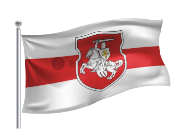 Baltarusijos senoji vėliava su herbu